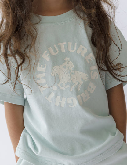 The Future Is Bright Kids Tee