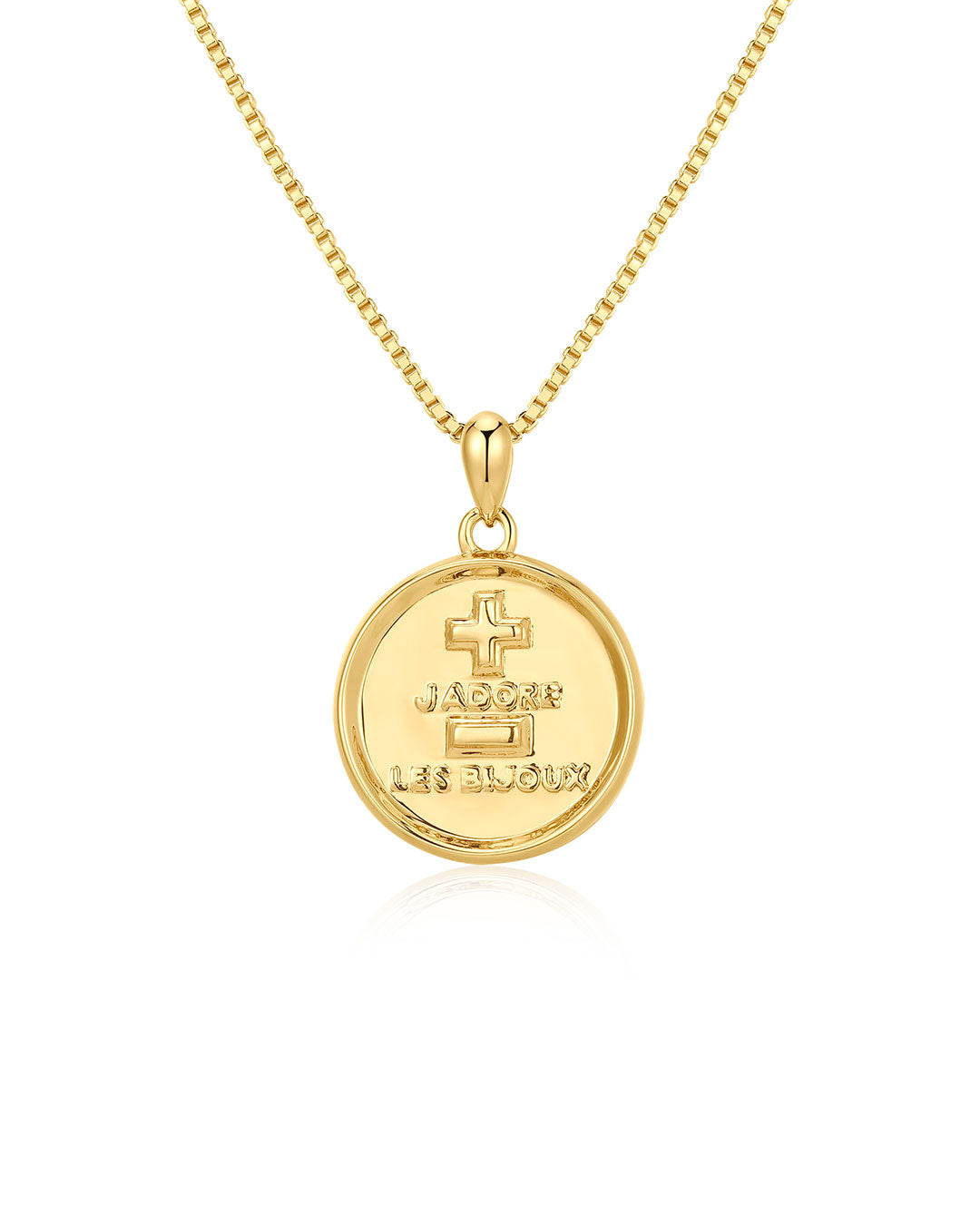 The 'I Love Jewelry' Coin Necklace