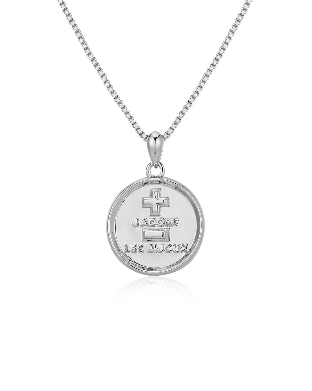 The 'I Love Jewelry' Coin Necklace