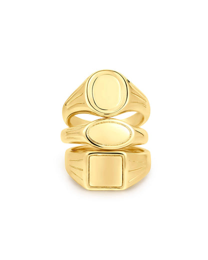 The Signet Ring Stacker Set