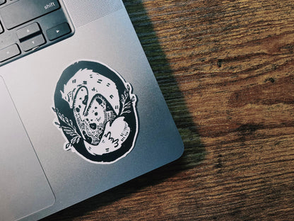 The Fox and the Egg Sticker