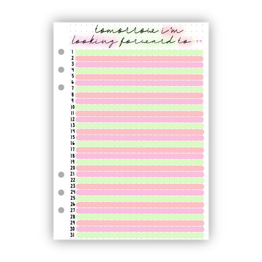 Tomorrow I'm Looking Forward To Tracker