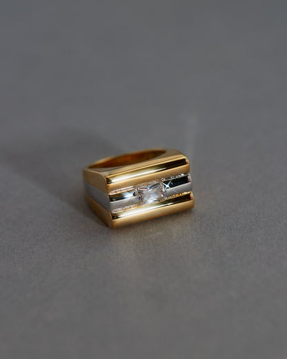 Tricolore Ring- Clear