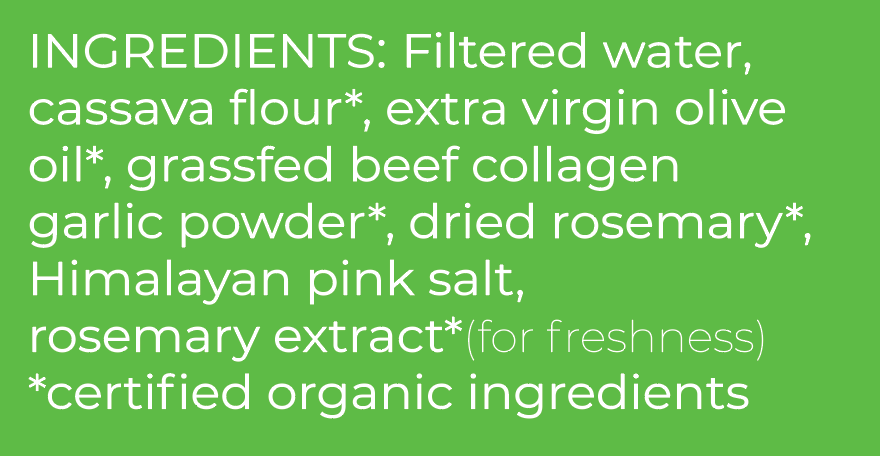 AIP Rosemary Garlic Crackers (price per box)