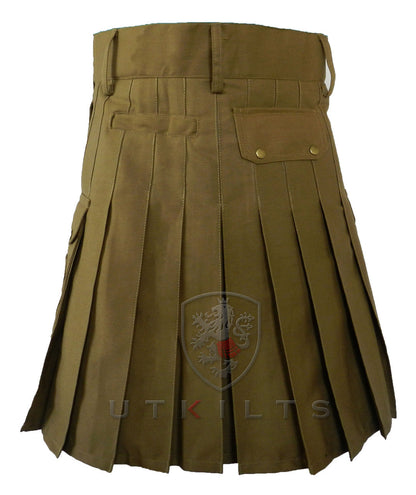 Utility Kilt – Ultimate Ripstop, Dark Khaki