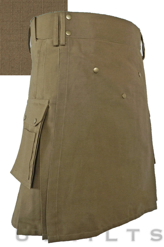 Utility Kilt – Ultimate Ripstop, Dark Khaki