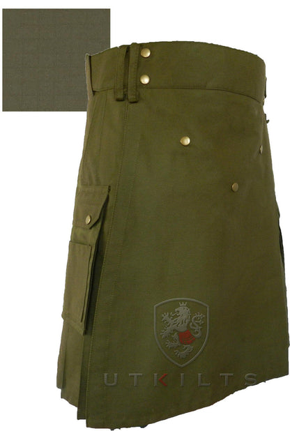 Utility Kilt – Ultimate Ripstop, Olive Green