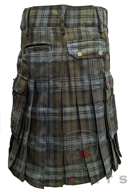 Utility Kilt – Ultimate, Black Watch Weathered