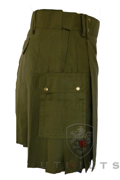 Utility Kilt – Ultimate, Olive Green