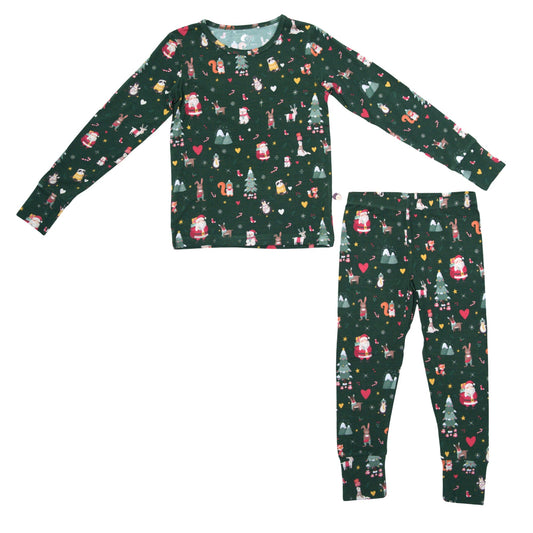 Woodland Christmas Bamboo PJ set