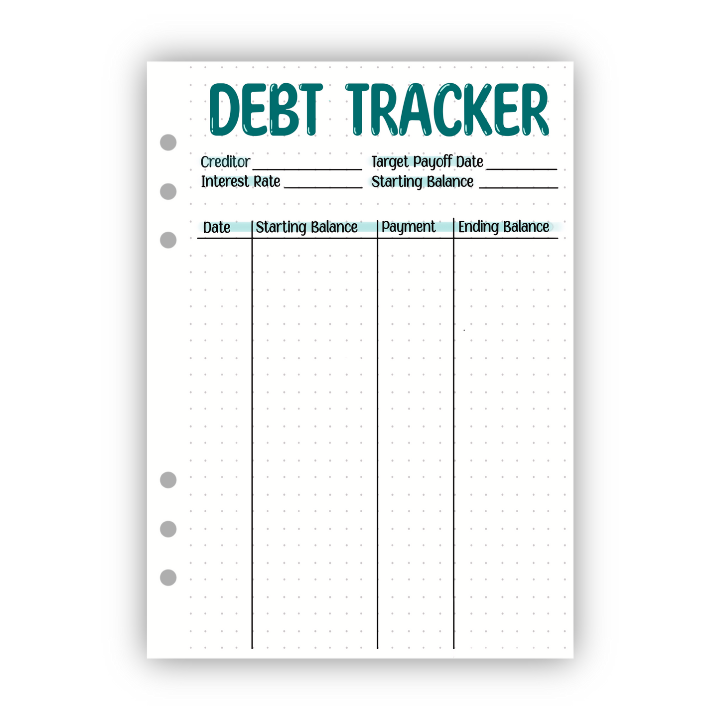 Debt Tracker