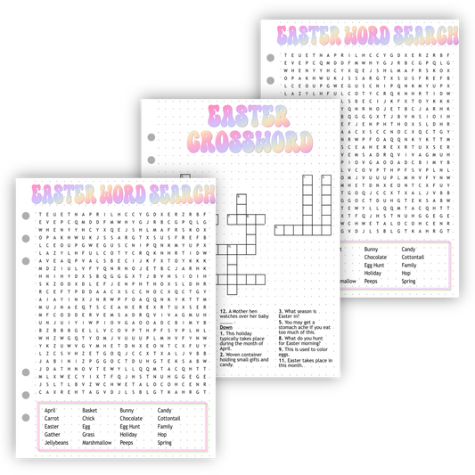 Easter Activity Pages