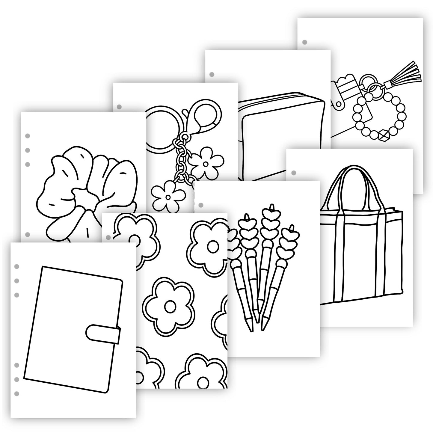 Jessica's Journal Bold & Easy Coloring Pages