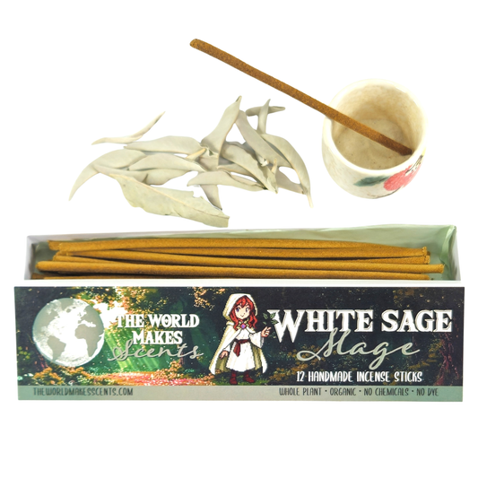 White Sage Mage Organic Incense Sticks