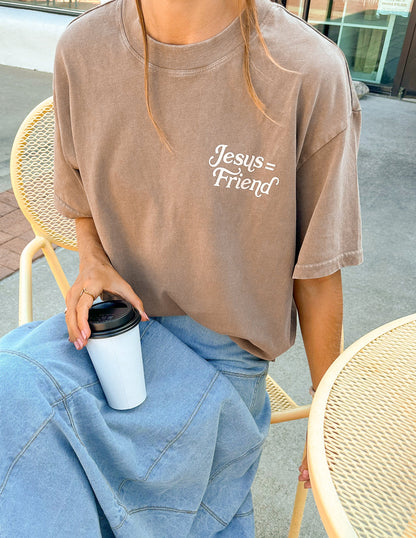 What a Friend in Jesus Brown Unisex Tee
