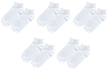 tittimitti® 98% ORGANIC COTTON Kid's Ankle Socks (5-pack). Ages 5 Through 12.