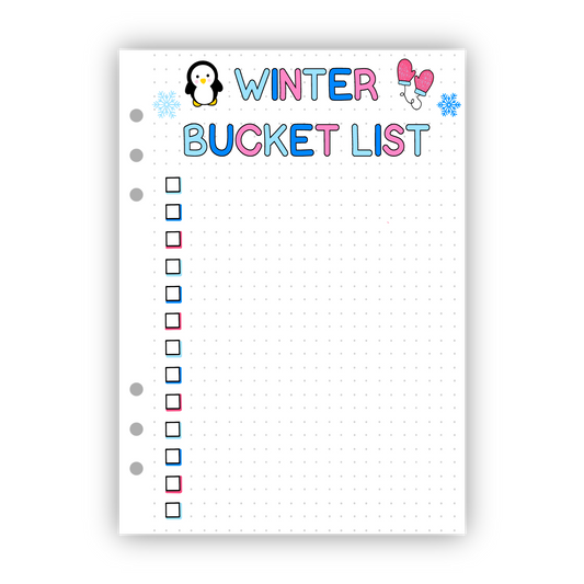 Winter Bucket List