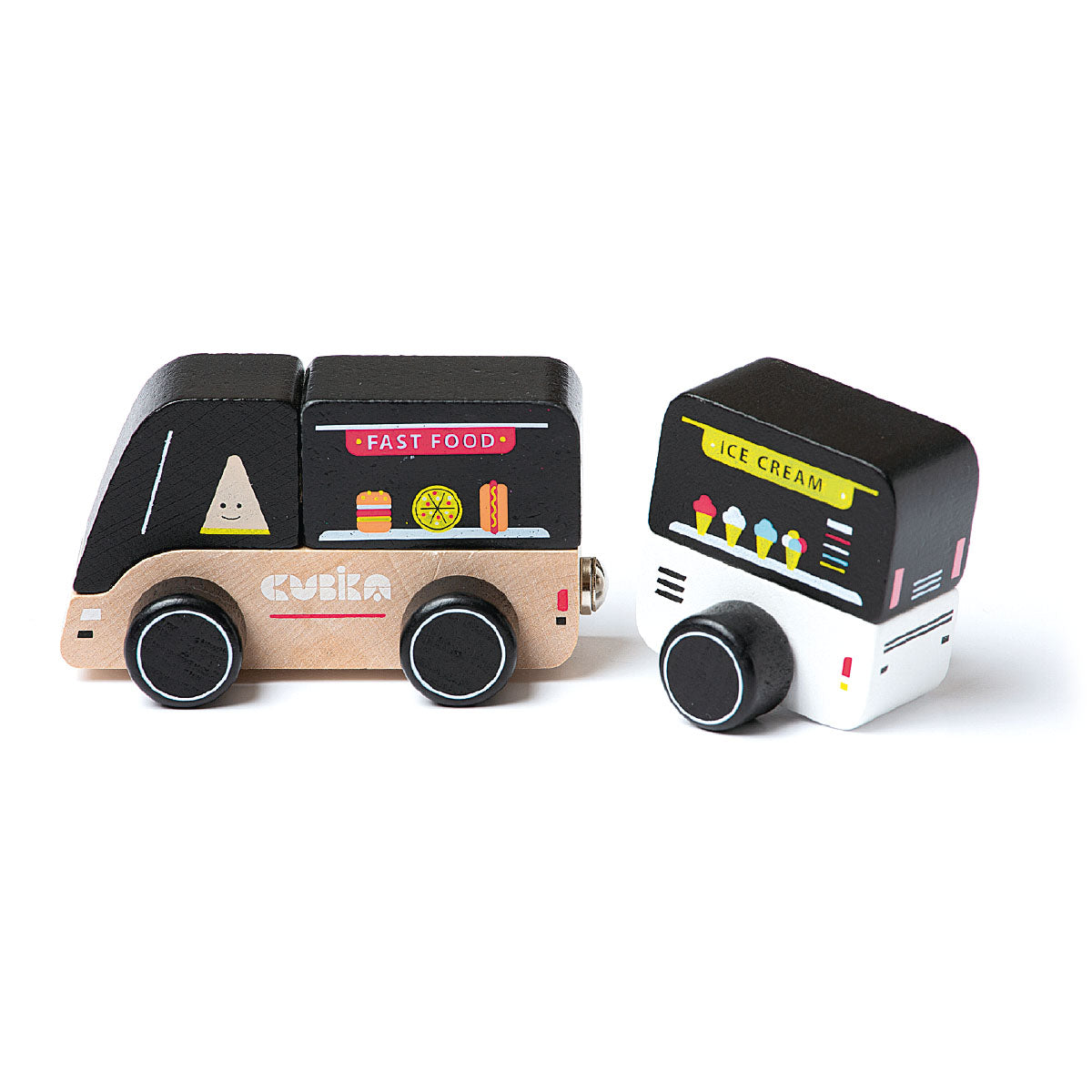Wise Elk/Cubika Wooden toy - Food truck