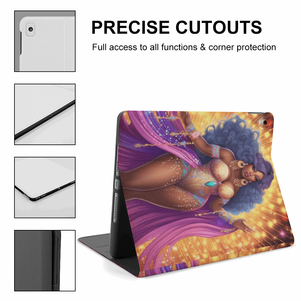 African American Women IPad Case with Apple Pencil Holder for iPad 2020 iPad Pro 2020/2021 and iPad 2020 Air4
