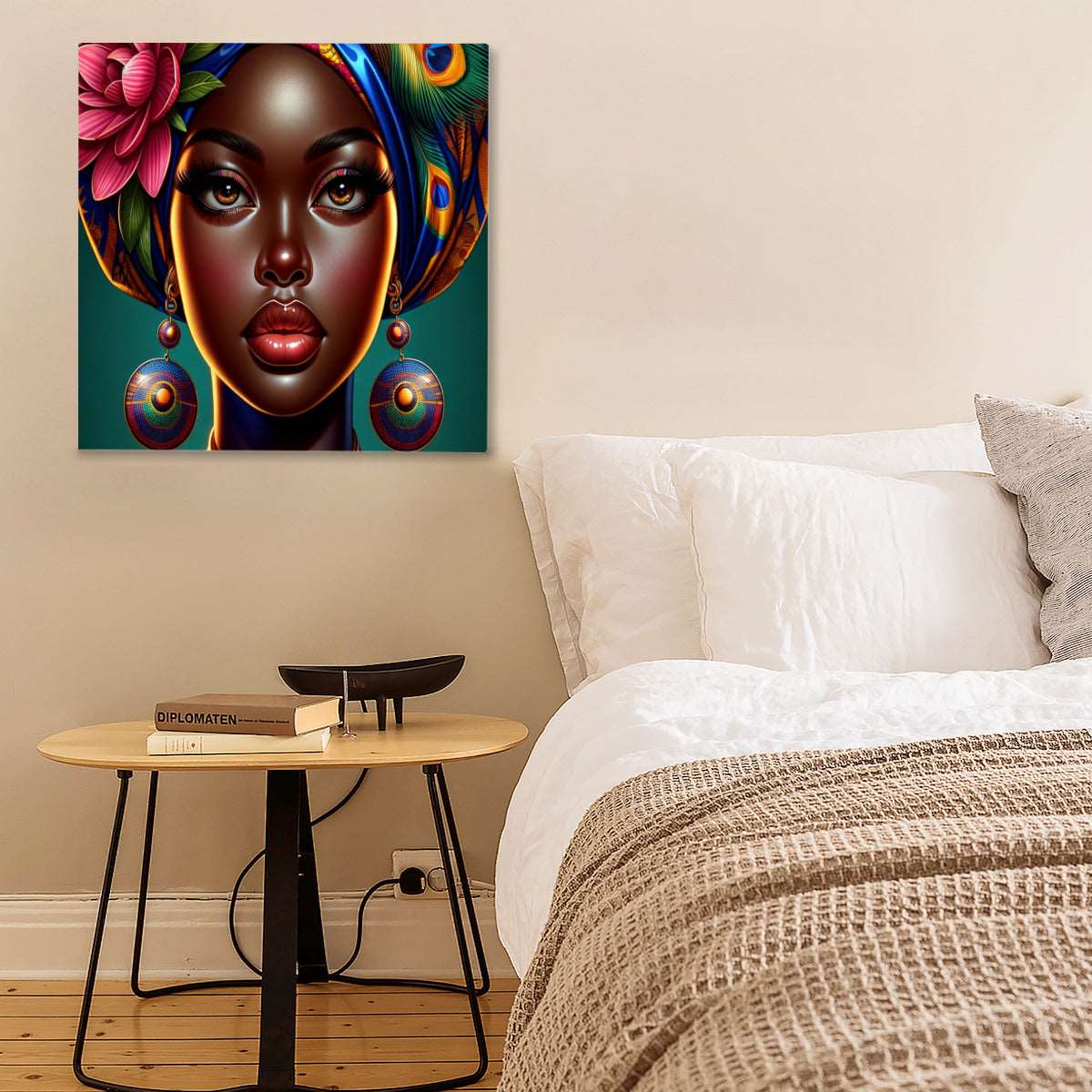 African Queen Series #10, African American Art Work, Africa, Wall Art, Home Decor
