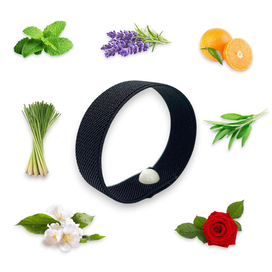 Stress Relief Bracelet – Focus & Emotional Balance, Slip-On Aromatherapy