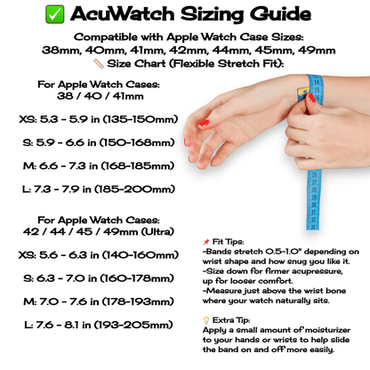 Wellness Watch Band - Stress Sleep Balance - Apple Watch Compatible