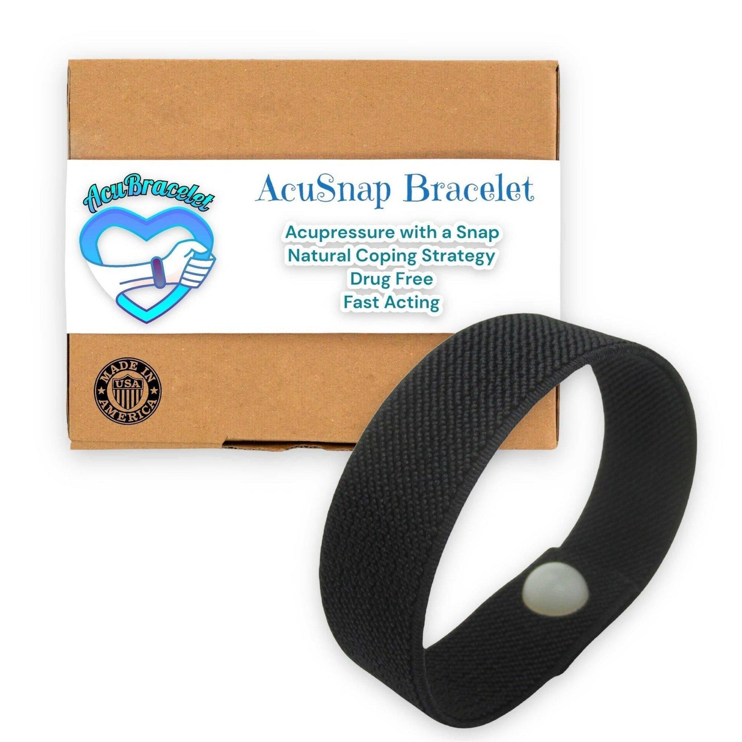 Rubber Band Snap Bracelet – Mindfulness and Stress Relief – 1/3 Pack