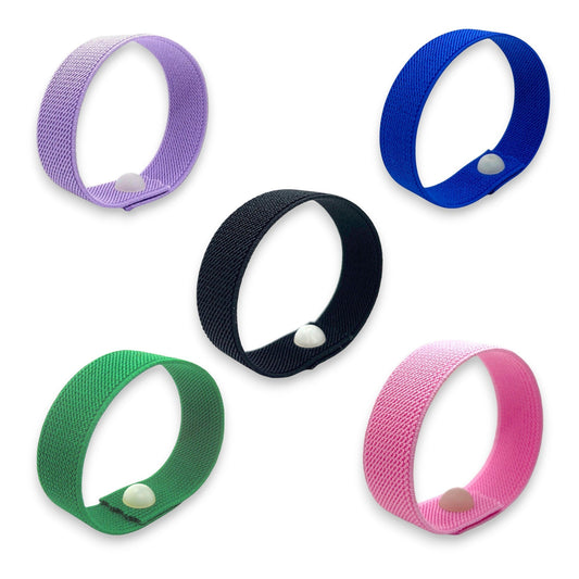 Rubber Band Snap Band – Stress and Anxiety Relief – Singles/ 5 Pack