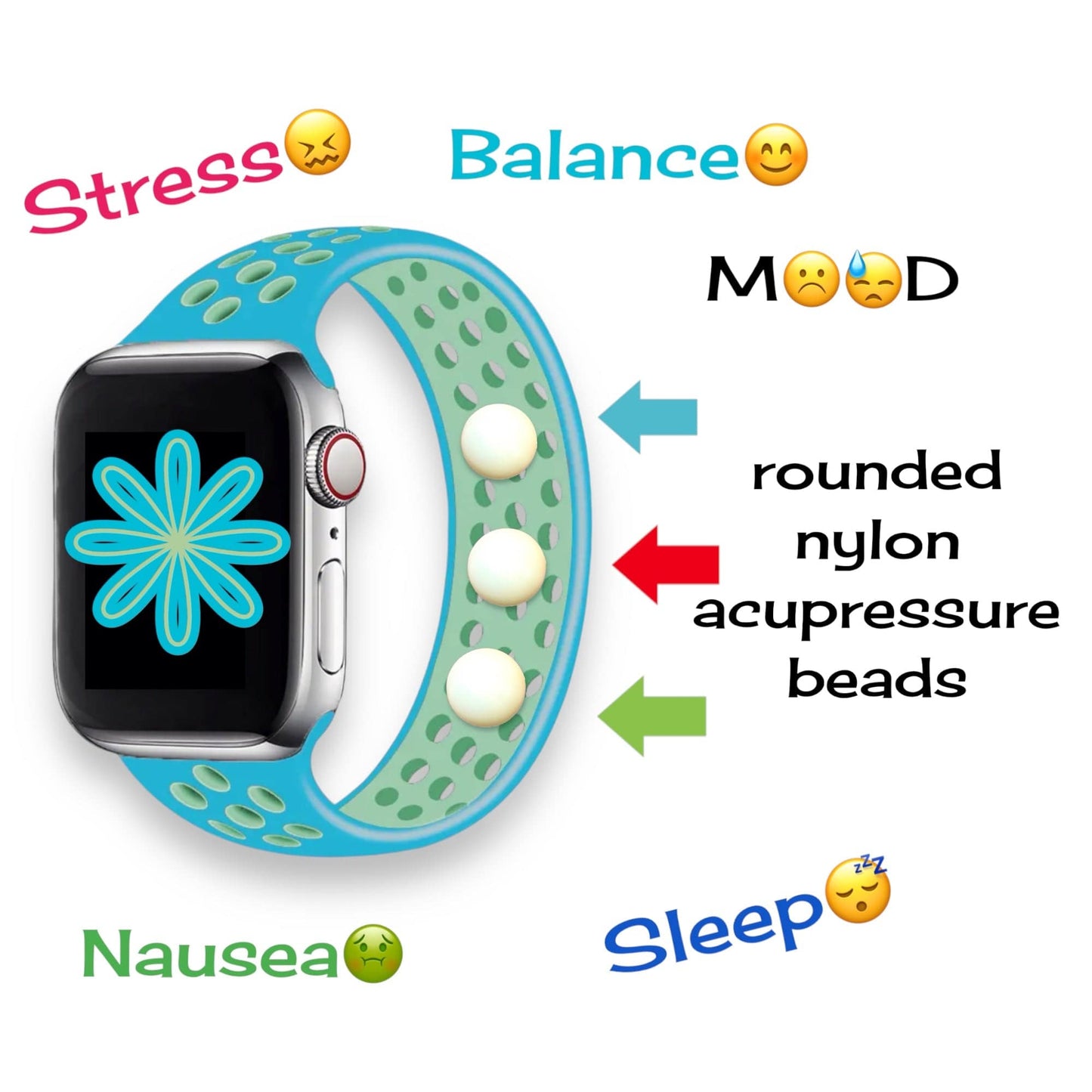 Relaxation Watch Band - Mood Daily Balance - Apple Watch Compatible