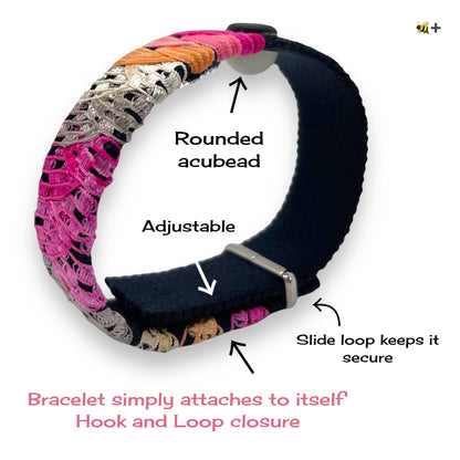 Stress Relief Bracelet - Calm and Balance Support - Adjustable