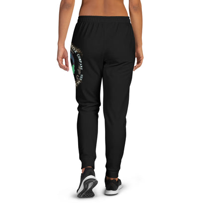 Green Flower Skull - Women's Joggers