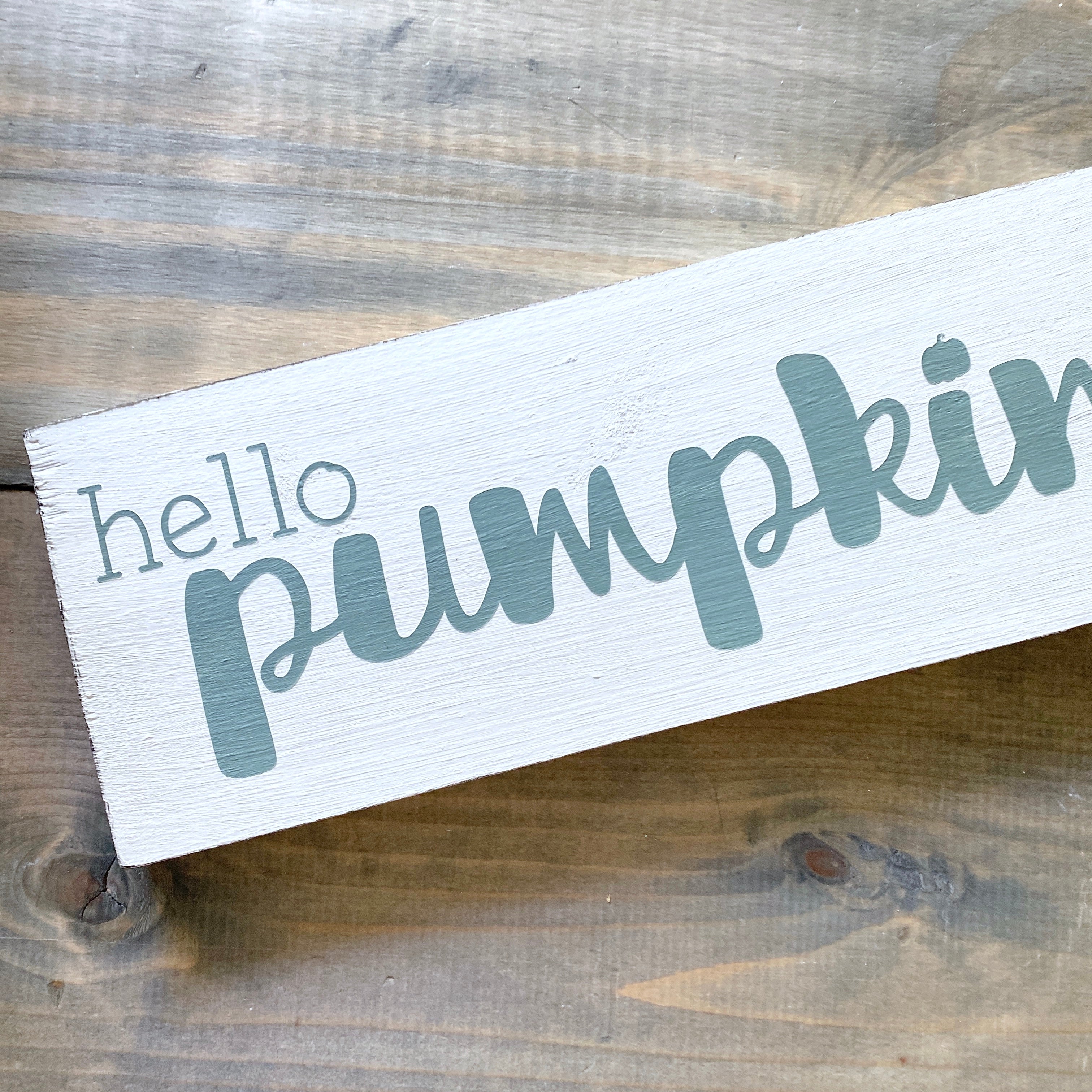Hello Pumpkin Sign, fall