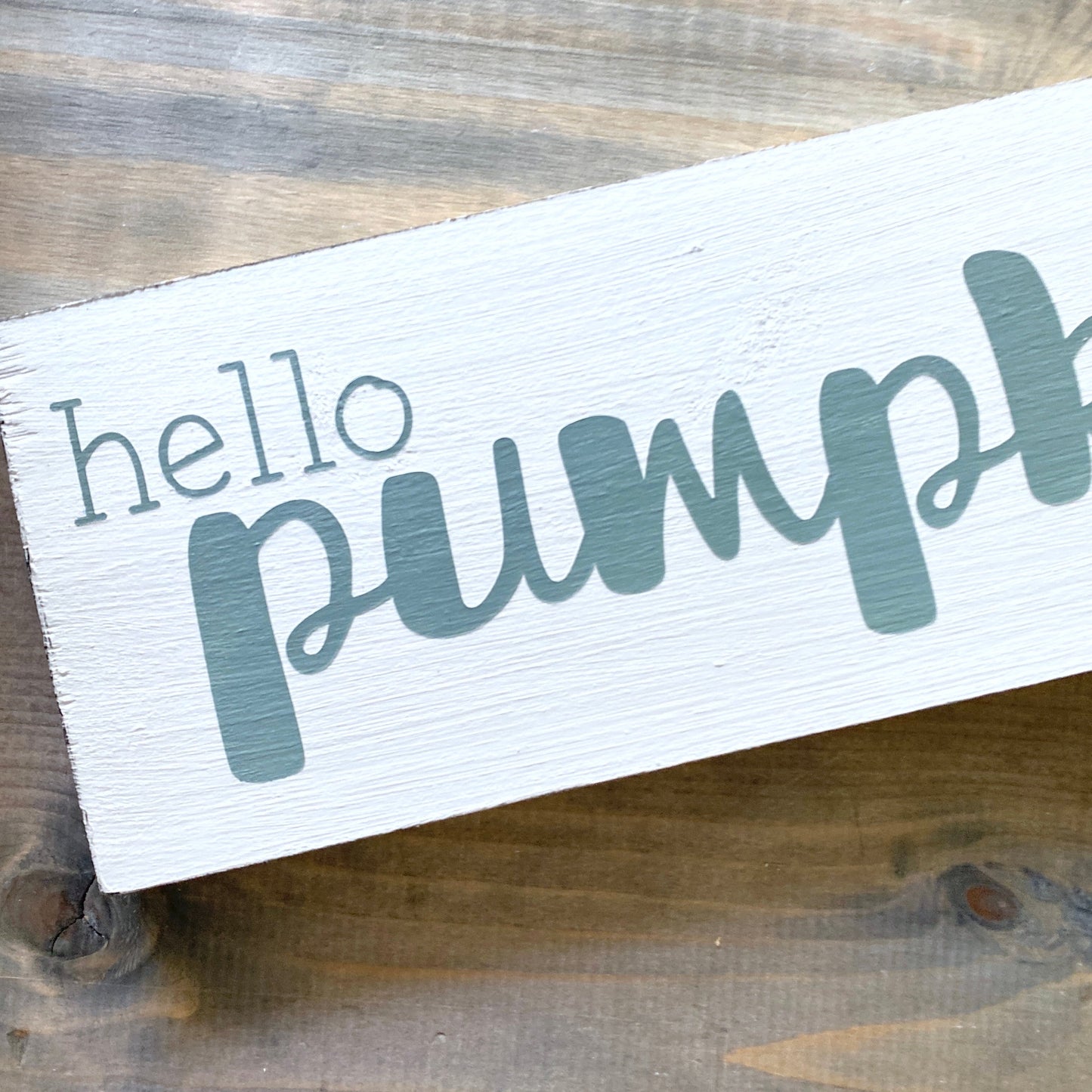 Hello Pumpkin Sign, fall