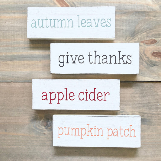 Custom Fall Quote Sign