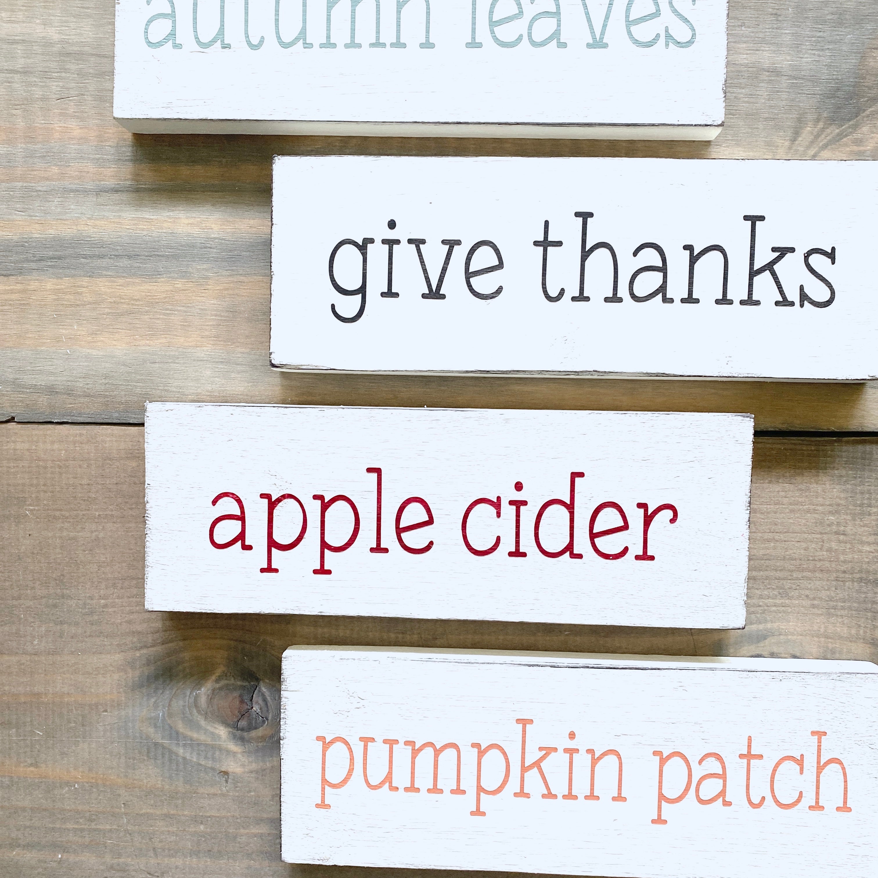 Custom Fall Quote Sign