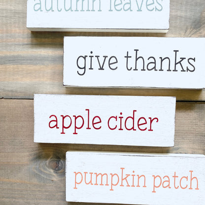 Custom Fall Quote Sign