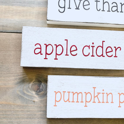 Custom Fall Quote Sign
