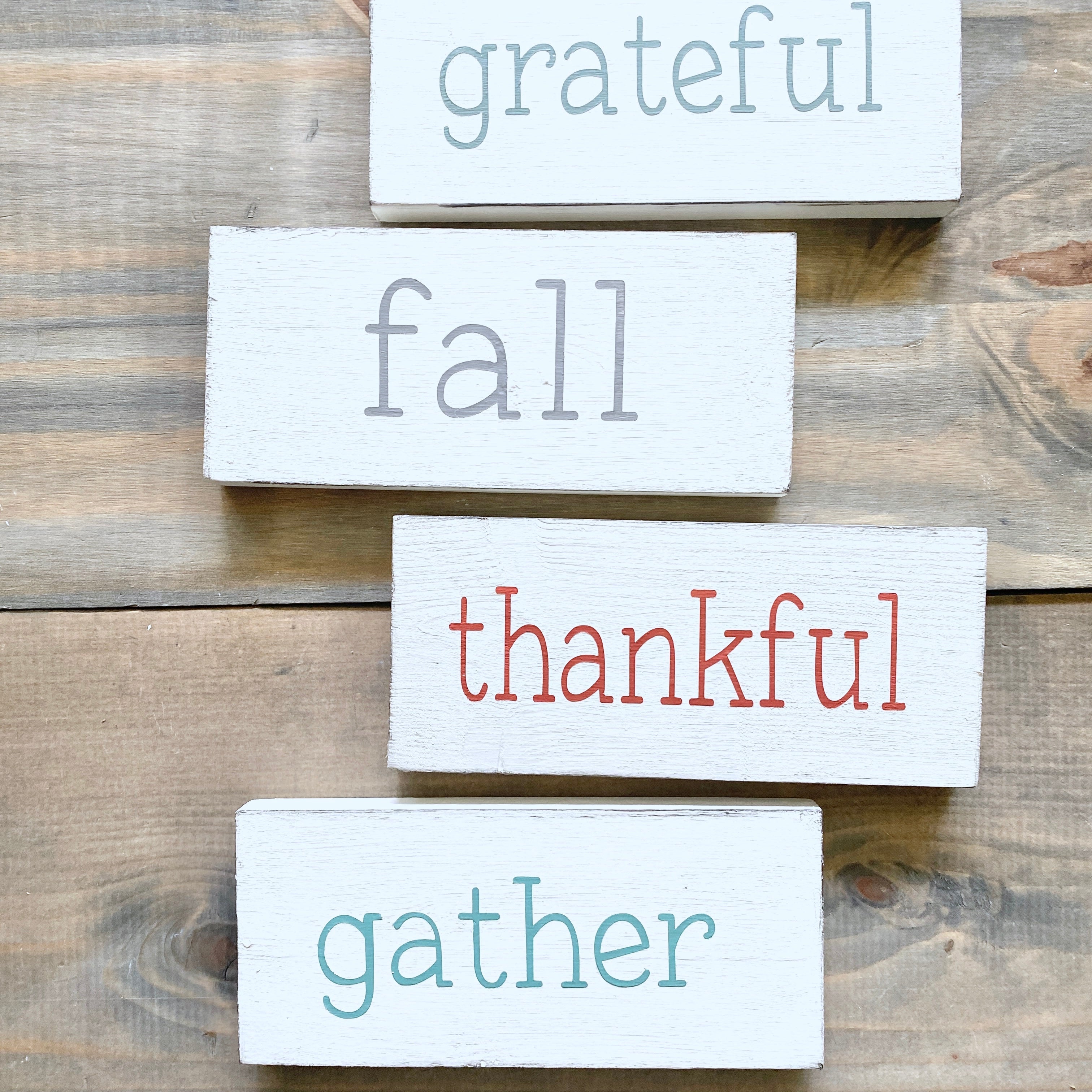 Custom Fall Word Sign