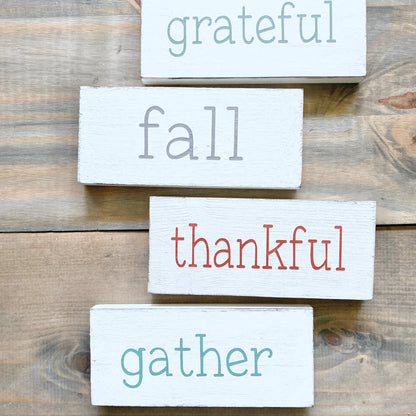 Custom Fall Word Sign