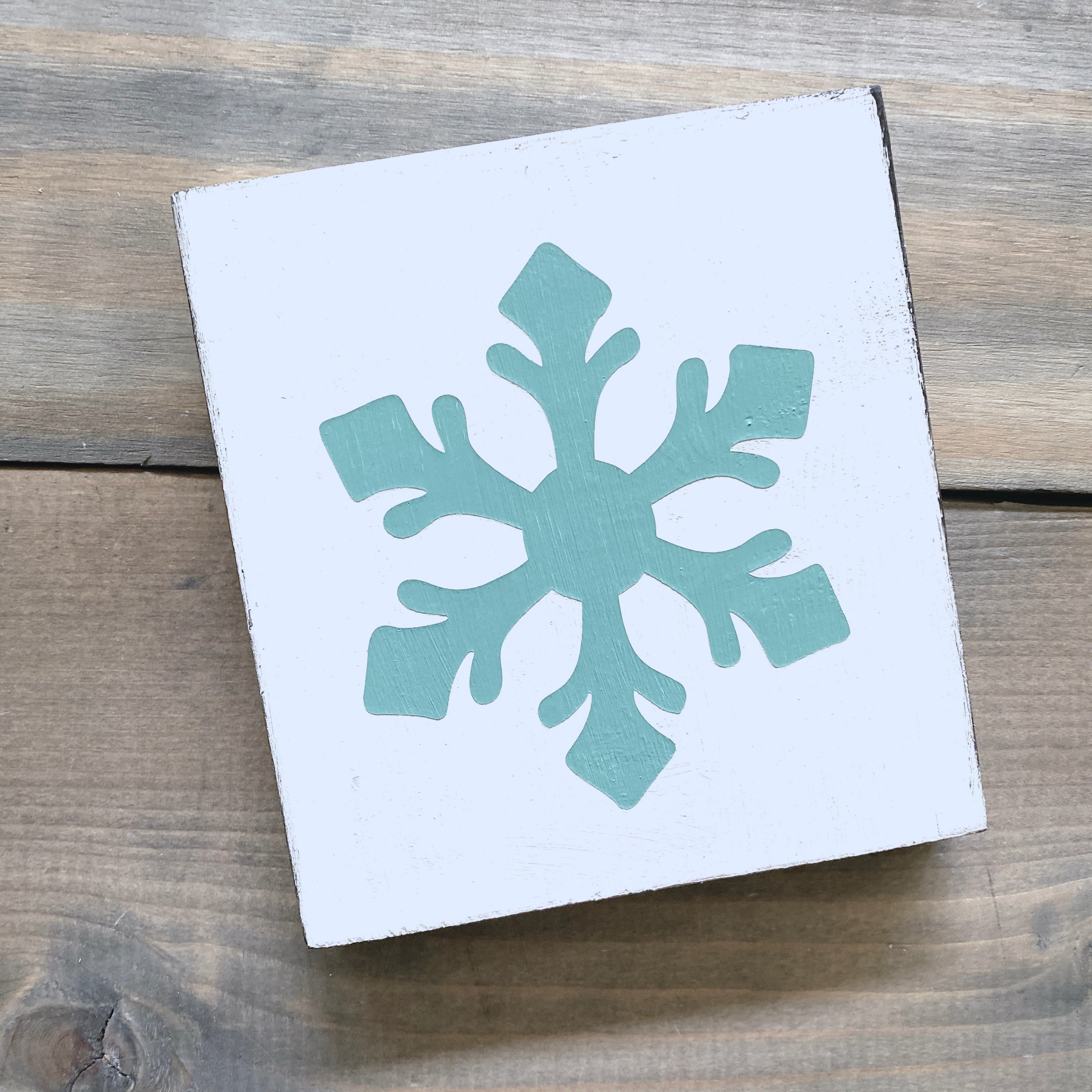 Snowflake sign