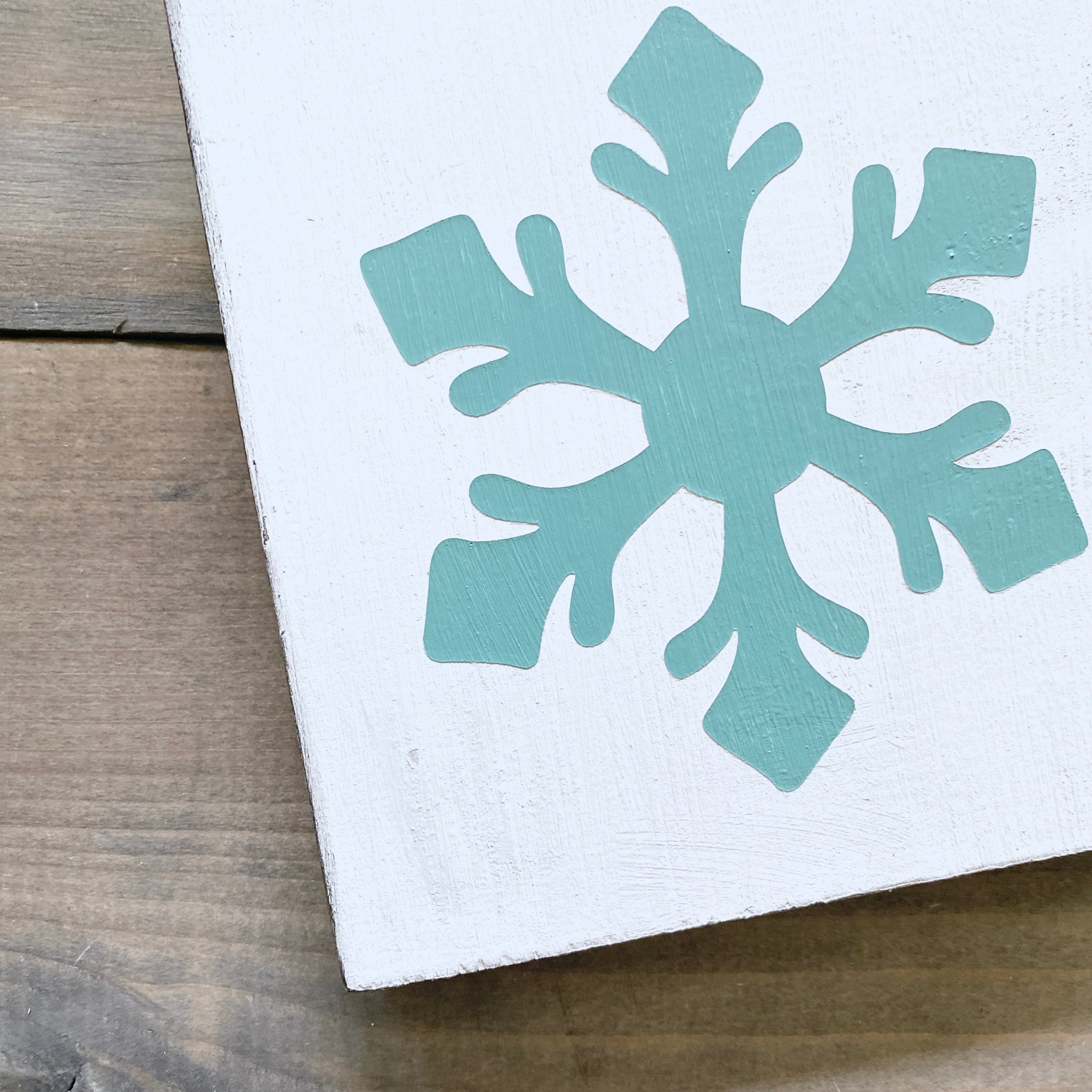 Snowflake sign