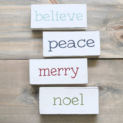Custom Christmas Word Sign