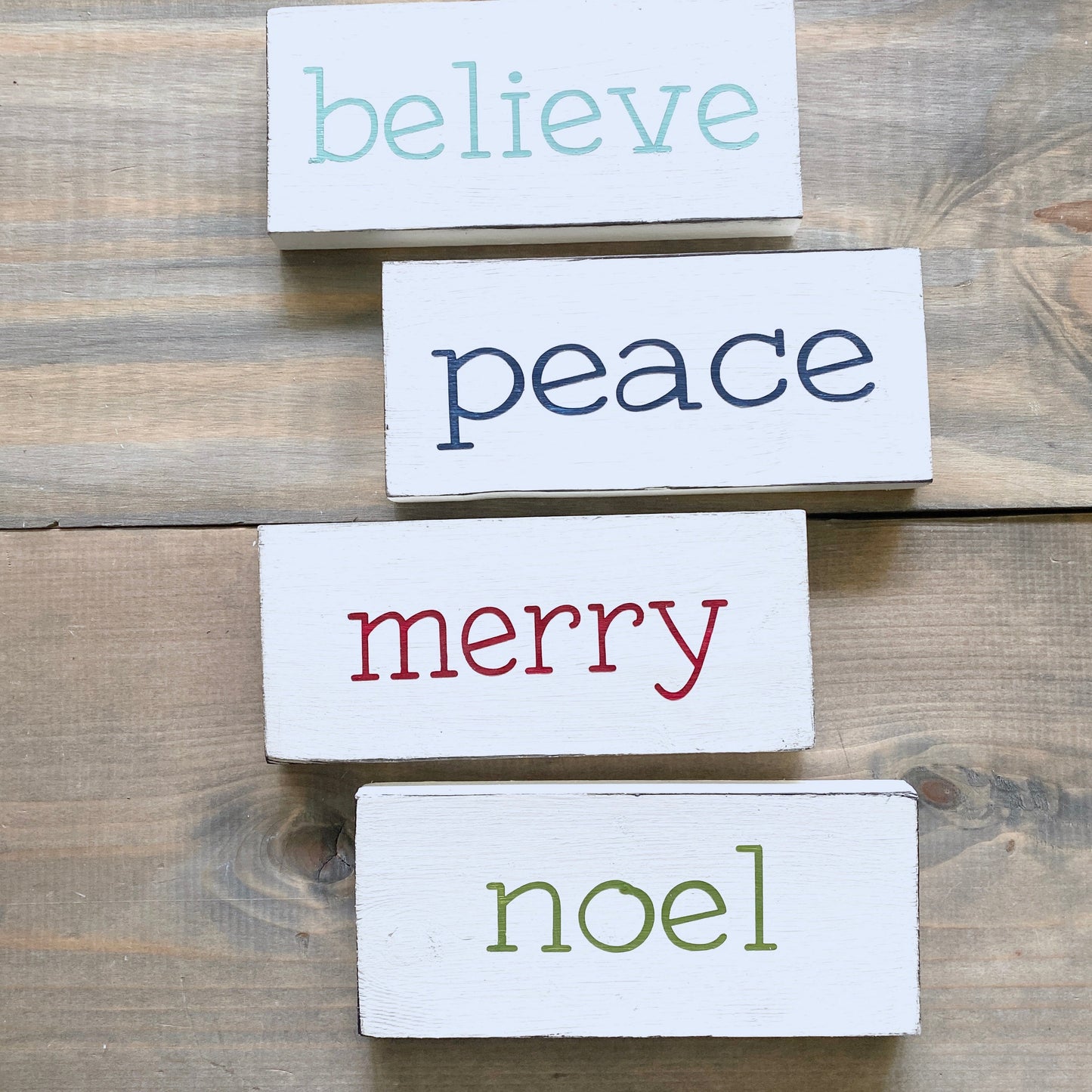 Custom Christmas Word Sign