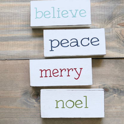 Custom Christmas Word Sign