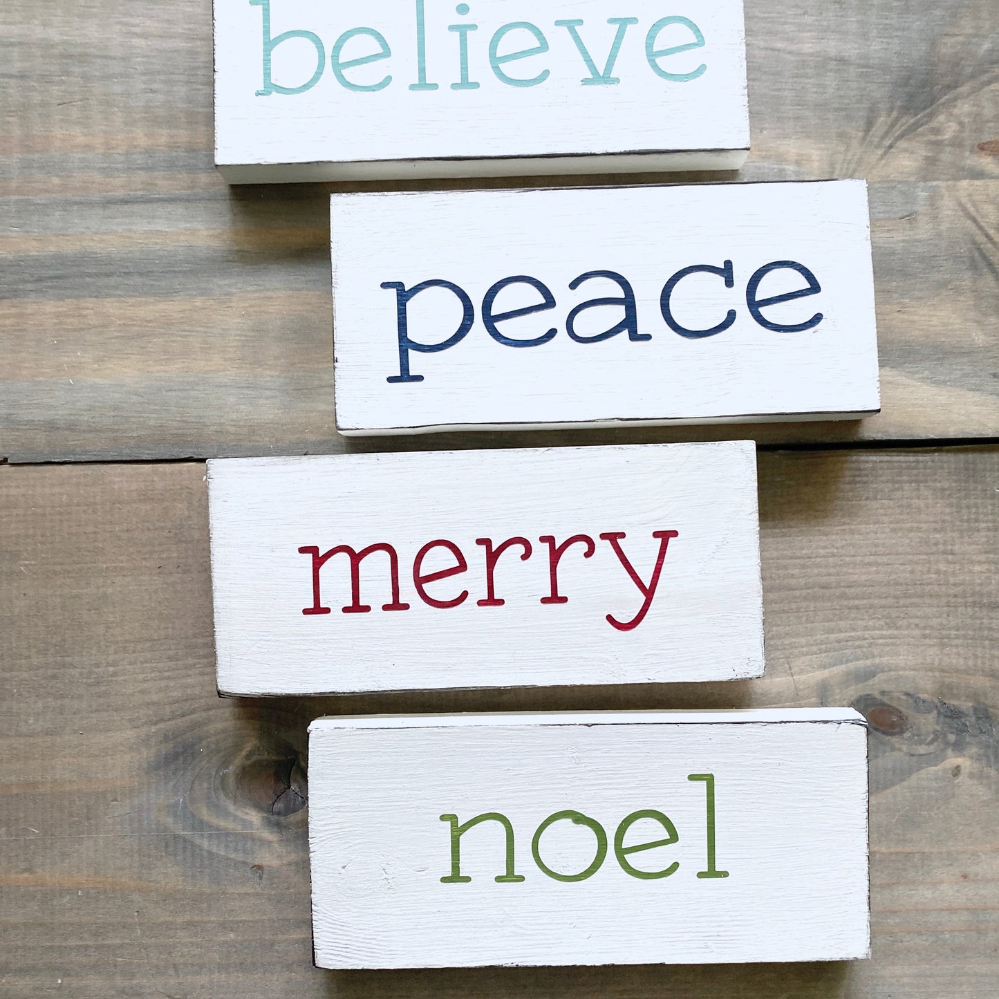 Custom Christmas Word Sign