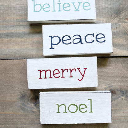 Custom Christmas Word Sign