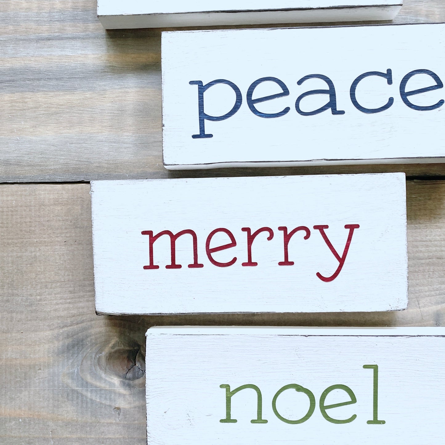 Custom Christmas Word Sign