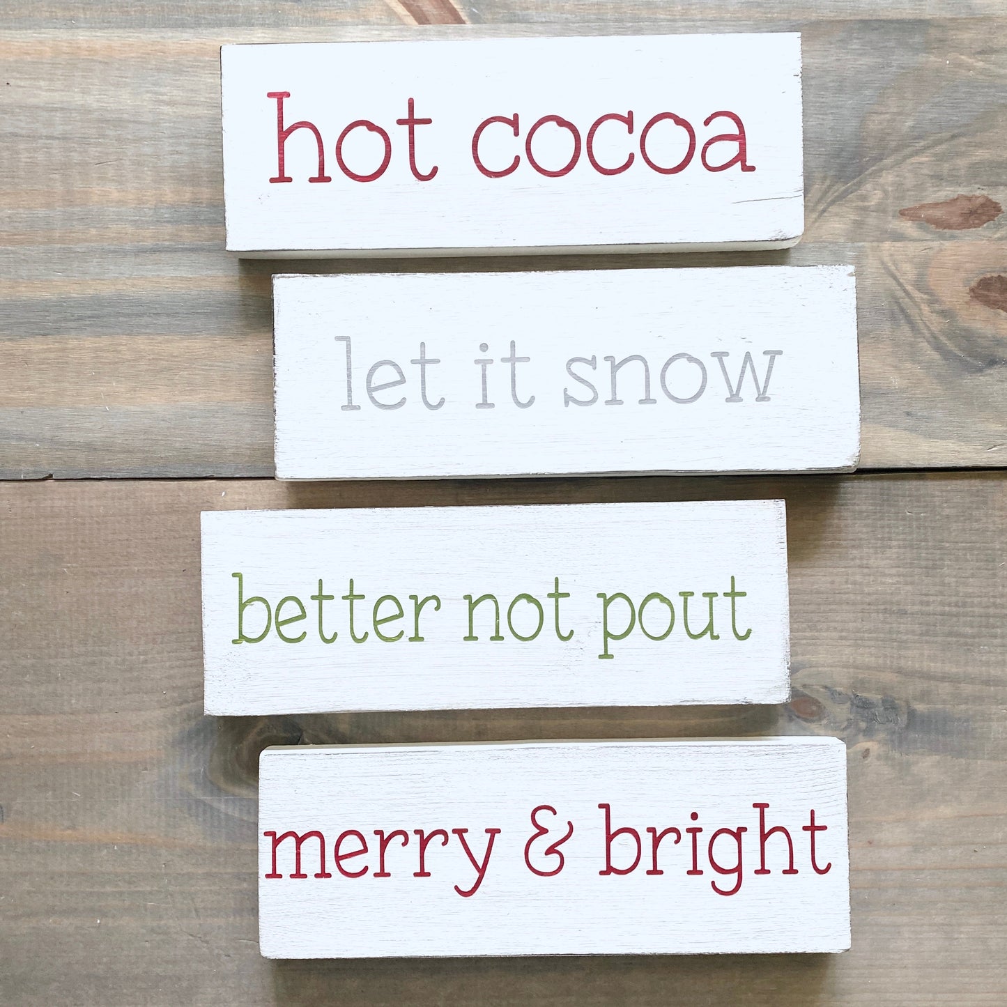 Custom Christmas Quote Sign