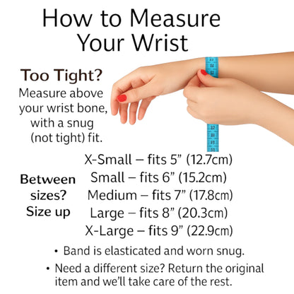 Stress Relief Bracelet – Focus & Emotional Balance, Slip-On Aromatherapy