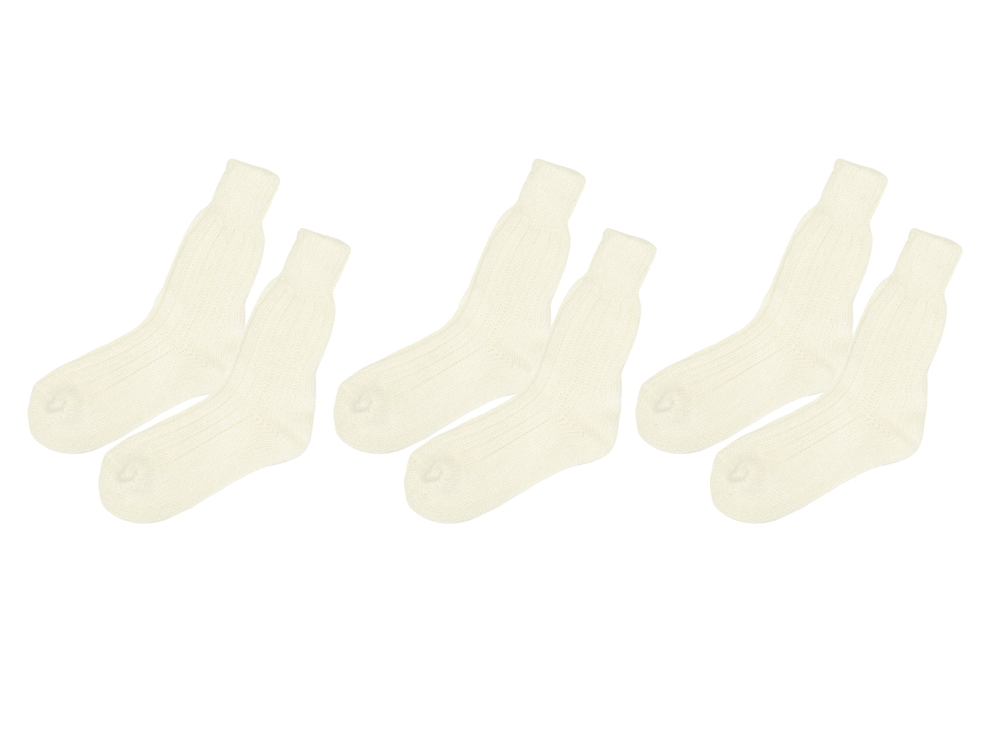 tittimitti® Alpaca-Wool Blend Men's Socks. 3 Pairs. Made in Italy.